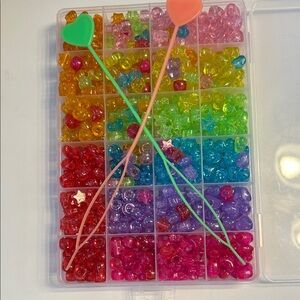 Heart Stick glitter Bead Collection